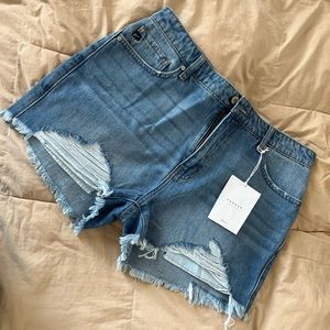 NWT KanCan Denim Jean Shorts Cut-Off